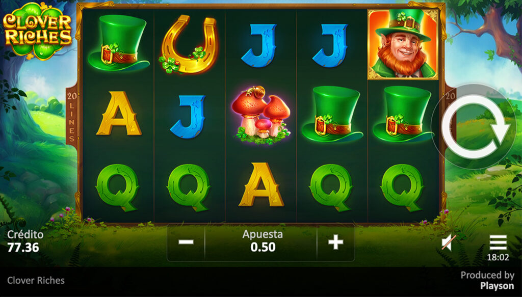 Clover Riches slot demo gameplay