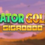 Gator Gold Gigablox slot logo
